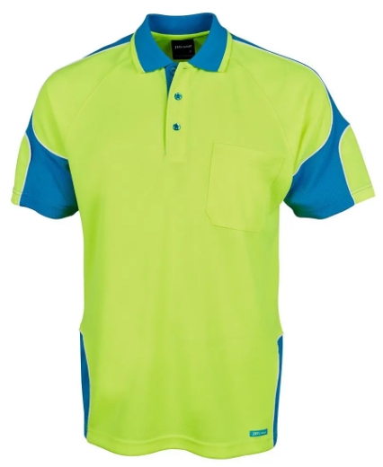 Picture of JB's Wear, HV S/S Arm Panel Polo